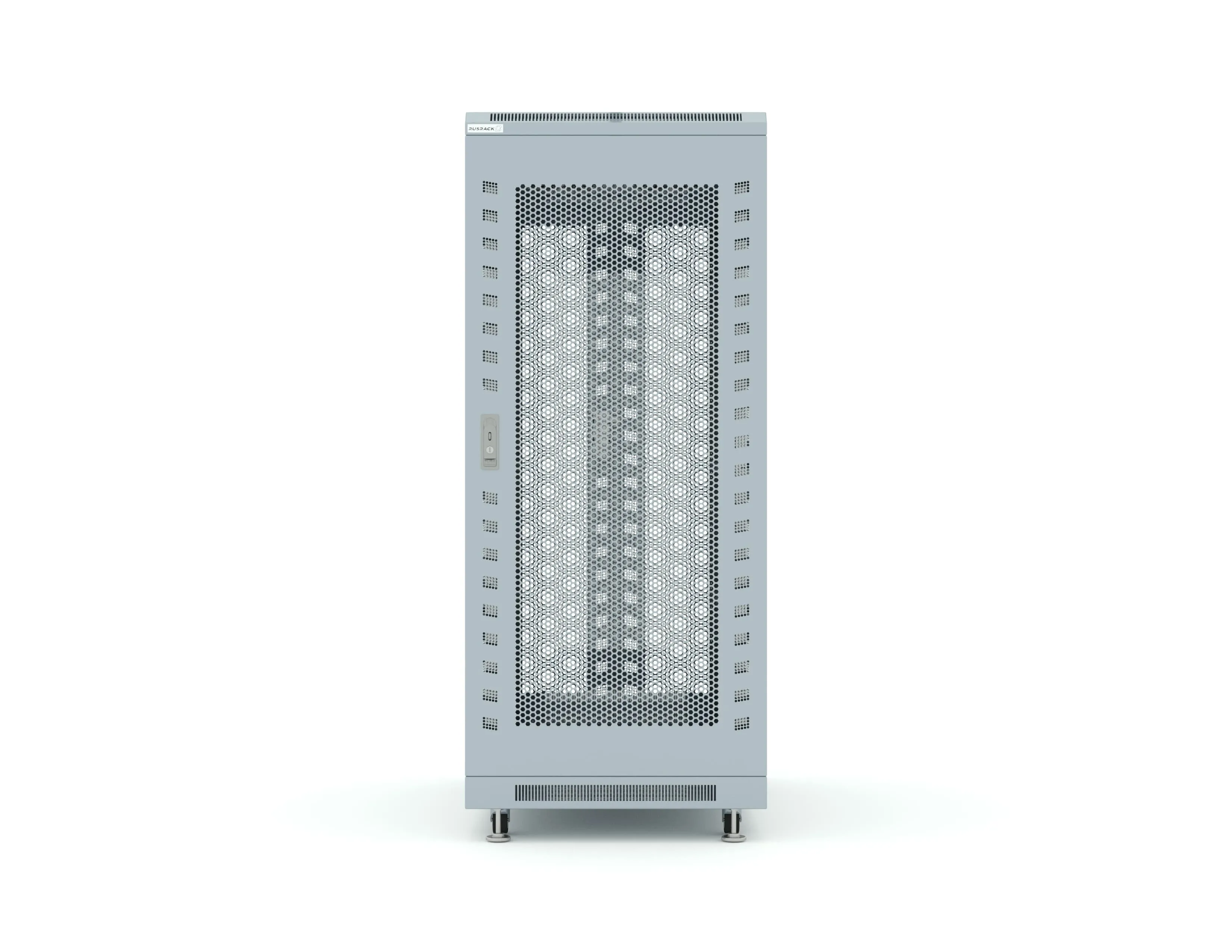 RUSRACK 27U 600х1000, перф. дверь