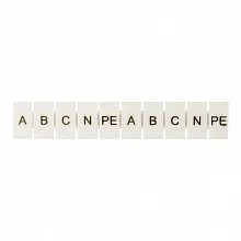 Маркеры для JXB-ST 2,5 с символами "A, B, C, N, PE" (10 шт.) EKF