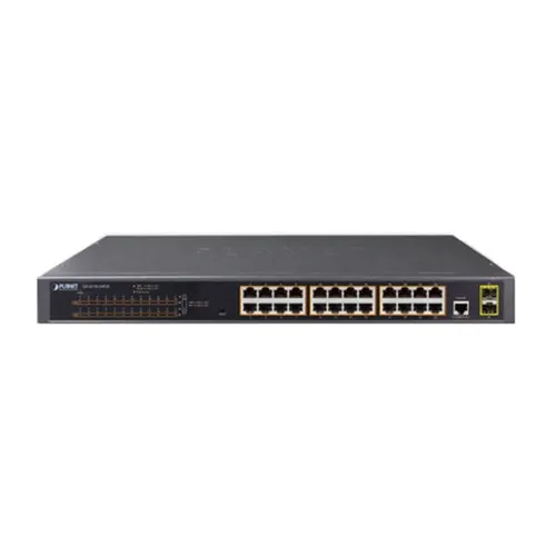 Коммутатор Planet GS-4210-24P2S (1000 Base-TX (1000 мбит/с), 2 SFP порта)
