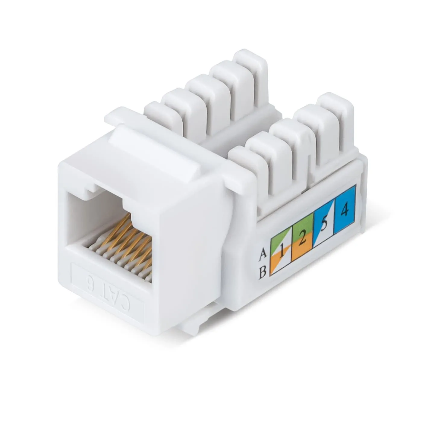 Cabeus KJ-RJ45-Cat.6-90