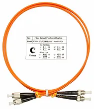 Патч-корд оптический duplex FC-ST 62,5/125 mm 1,5м LSZH Cabeus