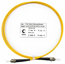 Патч-корд оптический simplex ST-ST 9/125 sm 1м LSZH Cabeus