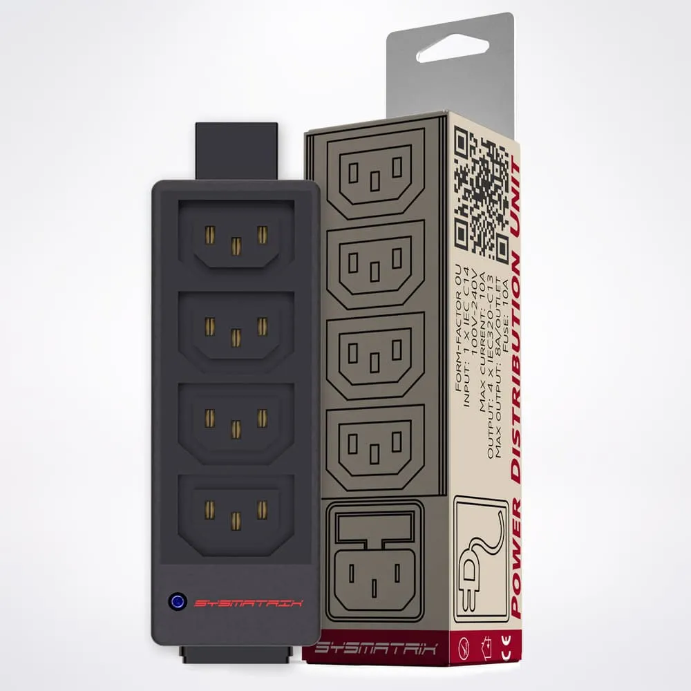 SYSMATRIX PD 0404.900 Блок розеток PDU 0U 4 порта C13