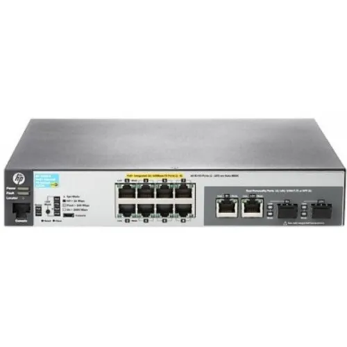 Коммутатор HPE 2530 JL070A (100 Base-TX (100 мбит/с), 2 SFP порта)