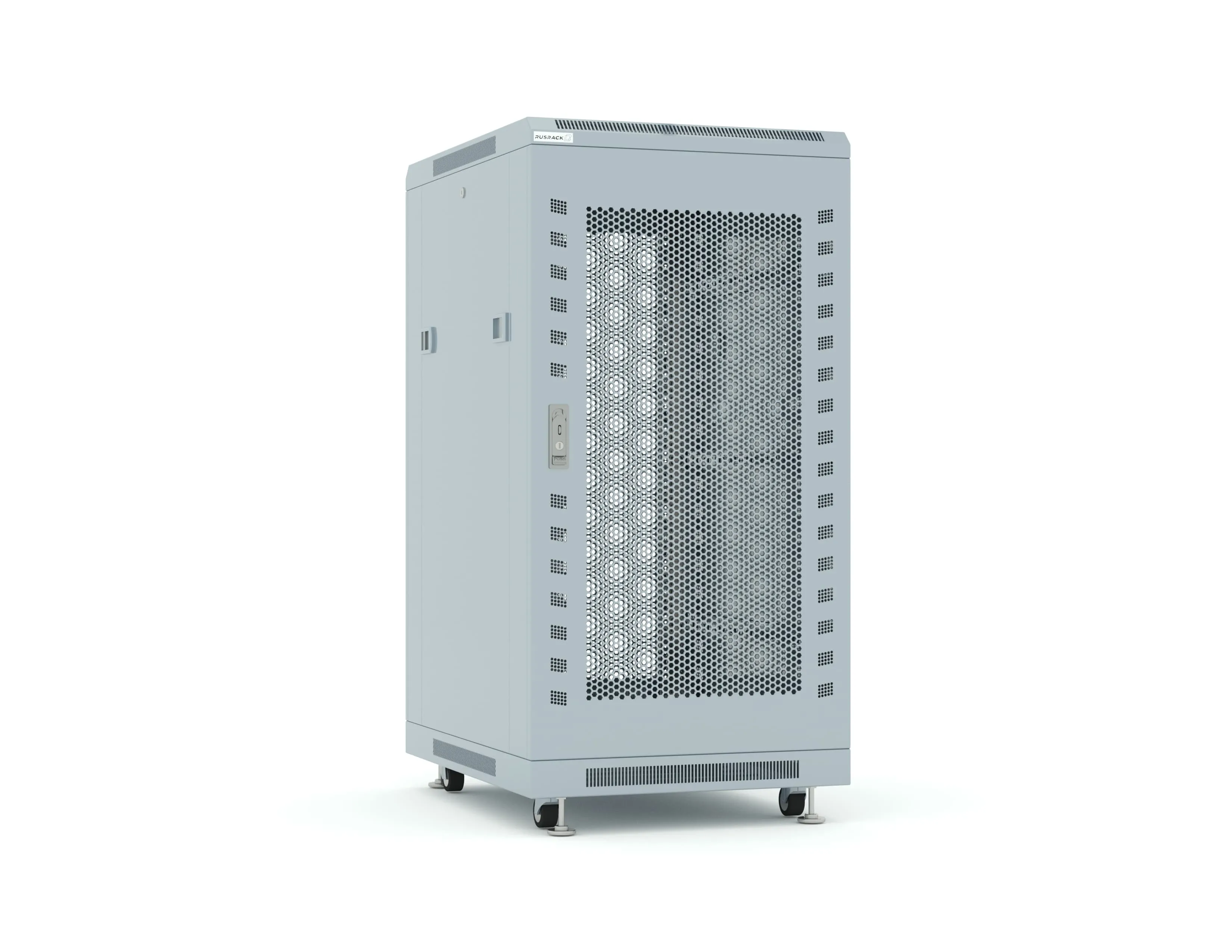 RUSRACK 22U 600х800, перф. дверь