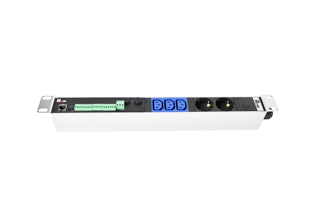 Гор блок розеток Rem-2MC,LINUX,мониторинг,управление2S,3C13,1~32А,19",колодка