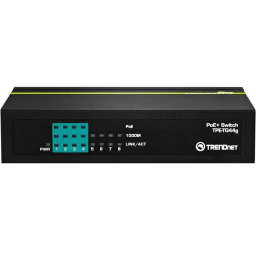Коммутатор TrendNet TPE-TG44g (1000 Base-TX (1000 мбит/с), Без SFP портов)