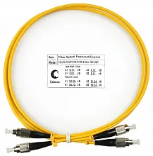 Патч-корд оптический duplex FC-FC 9/125 sm 1м LSZH Cabeus
