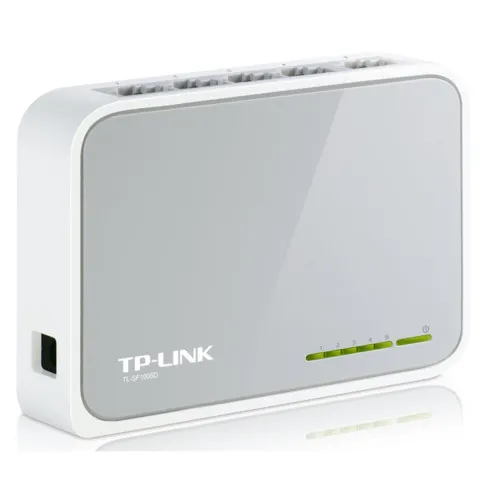 Коммутатор TP-Link TL-SF1005D (100 Base-TX (100 мбит/с), Без SFP портов)