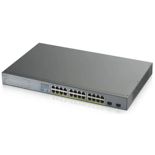 Коммутатор Zyxel GS1300-26HP GS1300-26HP-EU0101F (1000 Base-TX (1000 мбит/с), 2 SFP порта)