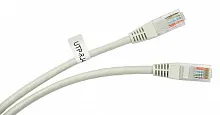 Патч-корд медный Cabeus PC-UTP-RJ45-Cat.5e-0.3m 19" кабель 5e  серый