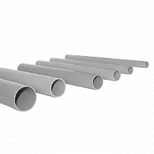 Труба гладкая жесткая ПВХ d25 EKF серая (111м/уп) (3м.) EKF