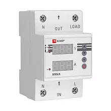 Реле напряжения и тока с дисп. MRVA 50A EKF