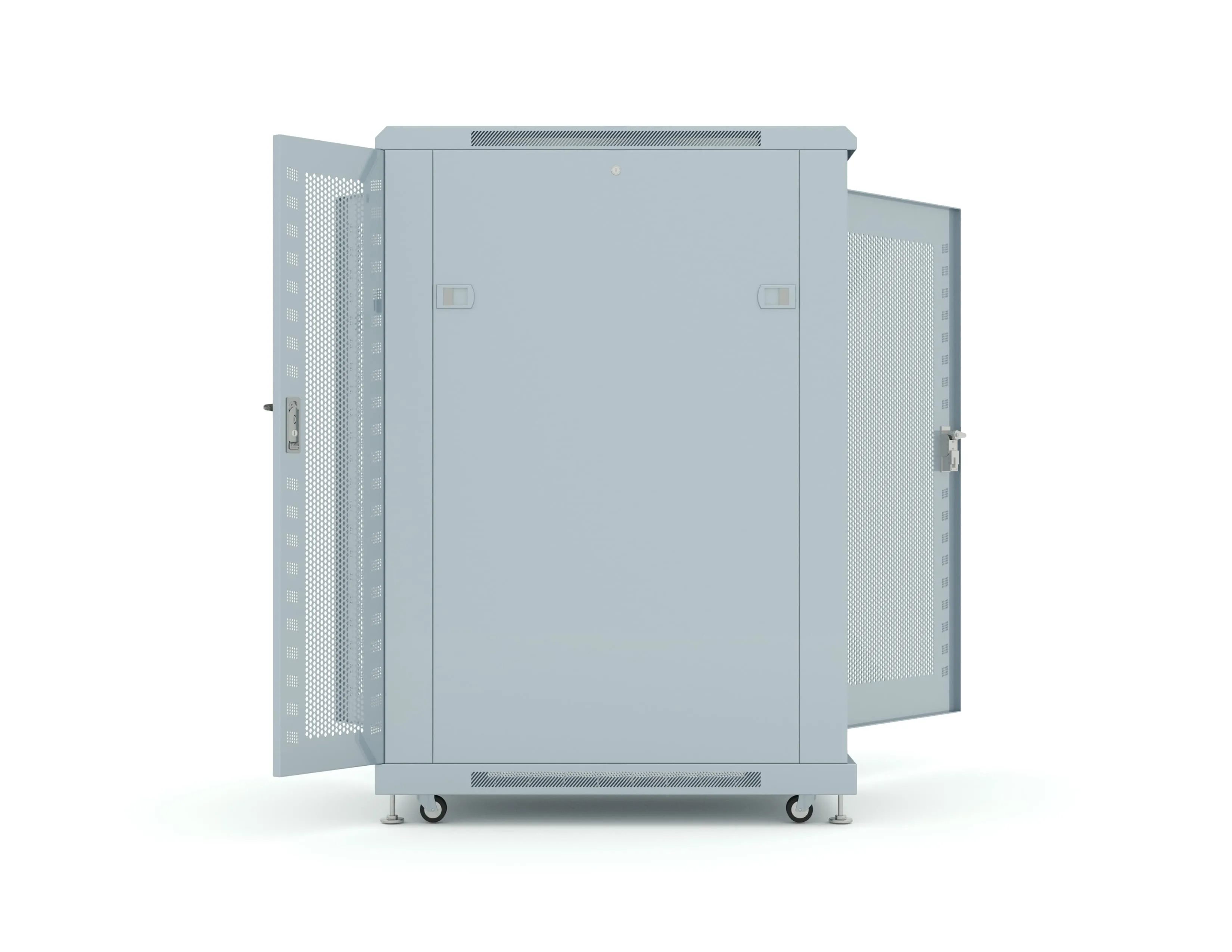 RUSRACK 27U 600х1000, перф. дверь
