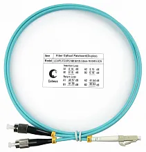 Патч-корд оптический duplex LC-FC 50/125 mm OM3 1м LSZH Cabeus