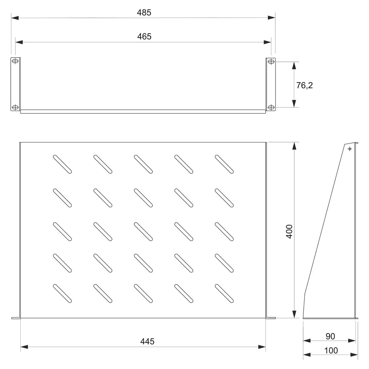 Cabeus SH-J017-2U-400-BK