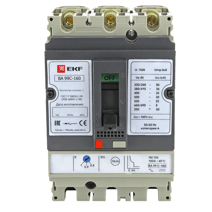 ВА-99C (Compact NS) 160/16А 3P 36кА EKF