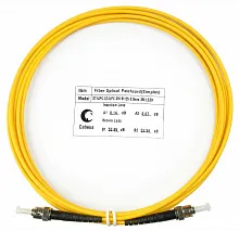 Патч-корд оптический simplex ST-ST 9/125 sm 3м LSZH Cabeus