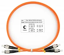 Патч-корд оптический duplex FC-FC 62,5/125 mm 1м LSZH Cabeus