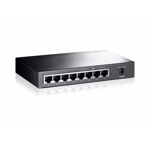 Коммутатор TP-Link TL-SG1008P (1000 Base-TX (1000 мбит/с), Без SFP портов)