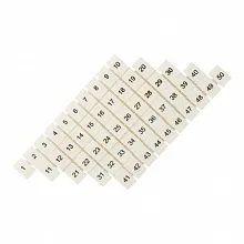 Маркеры для JXB-ST 2,5 с нумерацией 1-50 (10 шт.) EKF