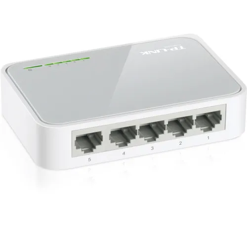 Коммутатор TP-Link TL-SF1005D (100 Base-TX (100 мбит/с), Без SFP портов)