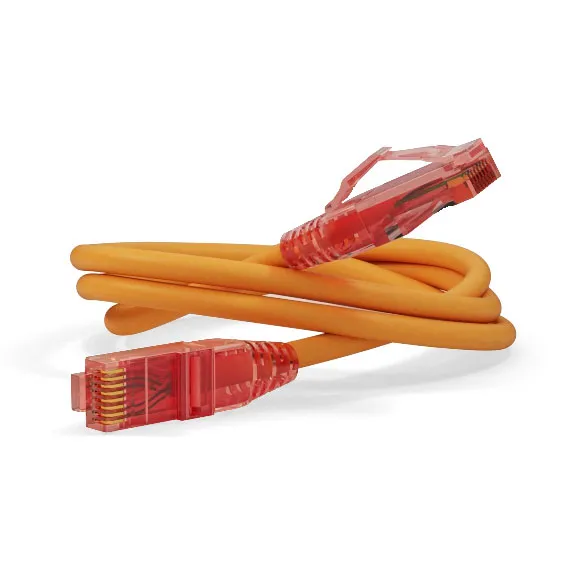 Hyperline PC-LPM-UTP-RJ45-RJ45-C5e-1M-LSZH-OR