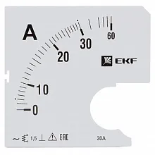 Шкала сменная для A961 30/5А-1,5 EKF