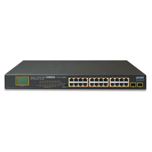 Коммутатор Planet GSW-2620VHP (1000 Base-TX (1000 мбит/с), 2 SFP порта)