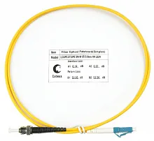 Патч-корд оптический simplex LC-ST 9/125 sm 1м LSZH Cabeus