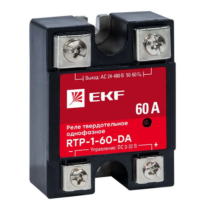 Реле твердотельное однофазное RTP-60-DA  EKF