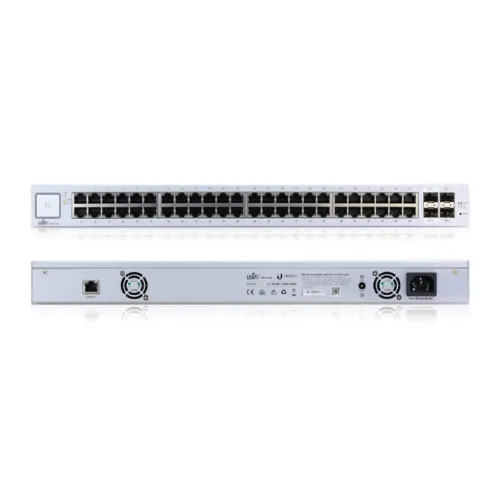 Коммутатор Ubiquiti  48PORT 1000M 2SFP+ 2SFP US-48 (1000 Base-TX (1000 мбит/с))