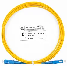 Патч-корд оптический simplex SC-SC 9/125 sm 3м LSZH Cabeus