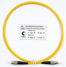 Патч-корд оптический simplex FC-FC 9/125 sm 1м LSZH Cabeus