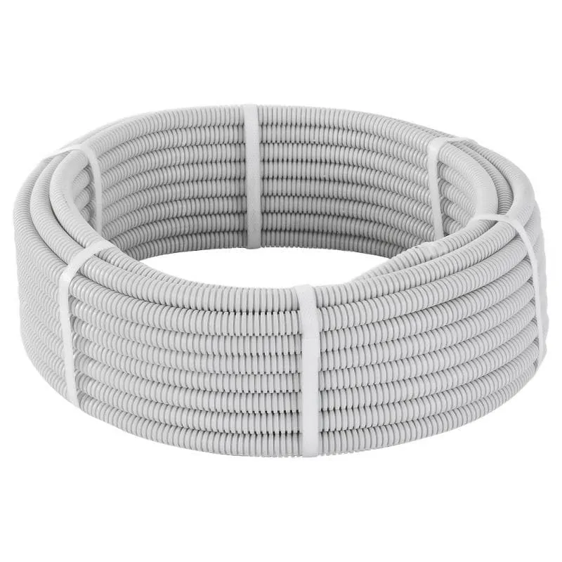 Труба гофр. ПВХ Plast с зондом d20мм (50м.) EKF