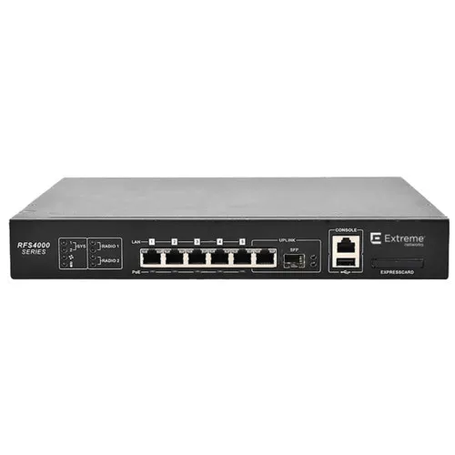 Коммутатор Extreme Motorola-Zebra RFS4000 RFS-4010-00010-WR (1000 Base-TX (1000 мбит/с), 1 SFP порт)