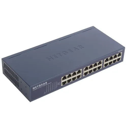 Коммутатор NETGEAR JGS524PE-100EUS (1000 Base-TX (1000 мбит/с), Без SFP портов)