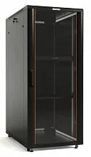 Шкаф телекоммуникационный напольный Hyperline TTB-2761-AS-RAL9004 19" 27U 600x1000x1388мм