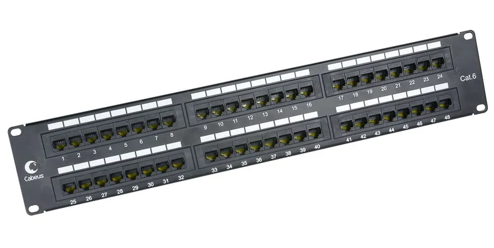 Cabeus PL-48-Cat.6-Dual IDC