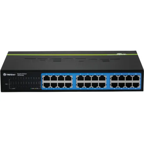 Коммутатор TrendNet TEG-S24Dg (1000 Base-TX (1000 мбит/с), Без SFP портов)