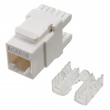 Модуль Keystone Cabeus KJ-RJ45-Cat.5E-180 19" кабель 5e  белый