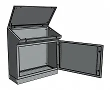 Пульт управления напольный TP10 IP55 (960х1000х400)