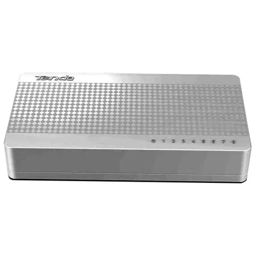 Коммутатор TENDA S108 (100 Base-TX (100 мбит/с), Без SFP портов)