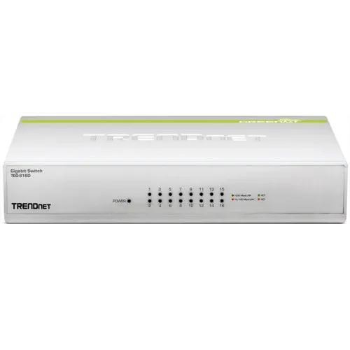 Коммутатор TrendNet TEG-S24D (1000 Base-TX (1000 мбит/с), Без SFP портов)