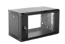 Шкаф телекоммуникационный настенный ЦМО ШРН-Э-9.500-9005 19" 9U 600x520x476мм