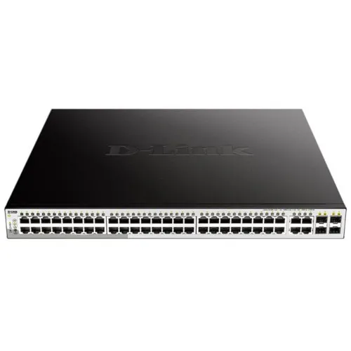 Коммутатор D-link DGS-1210-52MP/F1A (1000 Base-TX (1000 мбит/с), Без SFP портов)