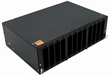 Hyperline FO-19V-3U-12xSLT-W130H30-96UN-BK