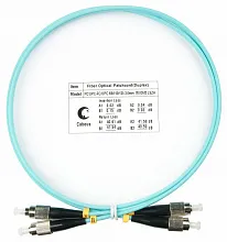 Патч-корд оптический duplex FC-FC 50/125 mm OM3 1м LSZH Cabeus