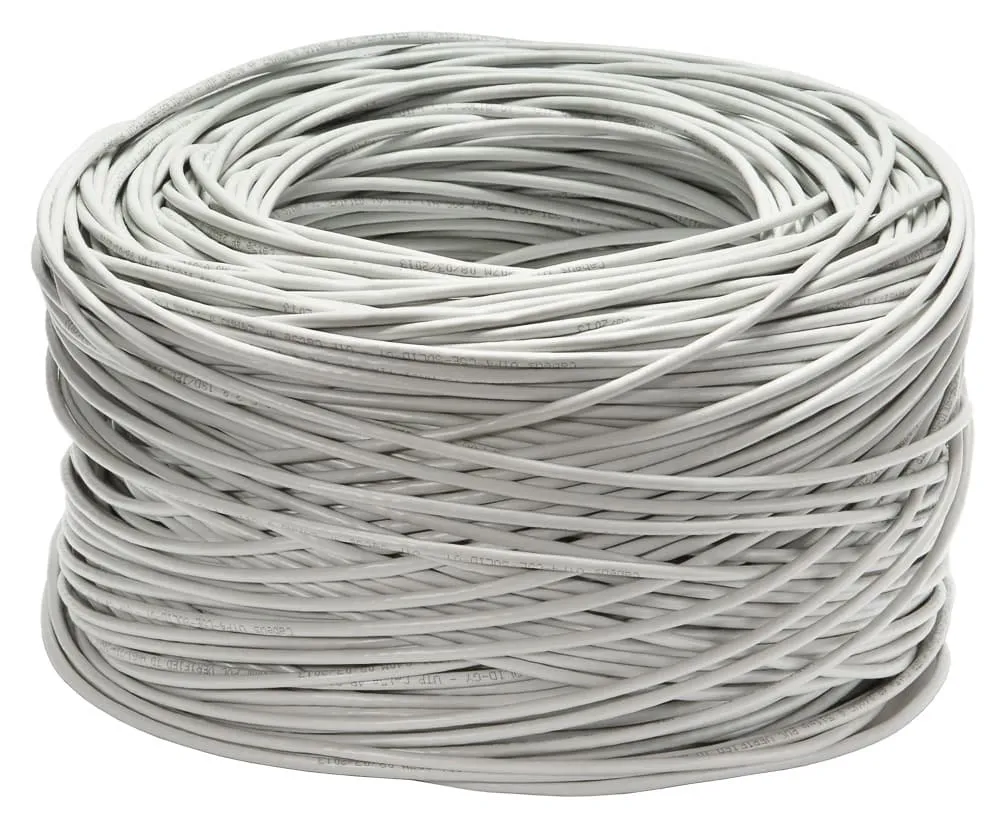 Cabeus UTP-4P-Cat.5e-SOLID-GY-100