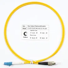 Патч-корд оптический simplex LC-FC 9/125 sm 1м LSZH Cabeus